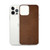 Brown Leather Pattern Case for iPhone®