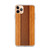 Tan Leather Stripes Case for iPhone®