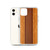 Tan Leather Stripes Case for iPhone®