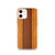 Tan Leather Stripes Case for iPhone®