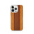 Tan Leather Stripes Case for iPhone®