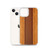 Tan Leather Stripes Case for iPhone®