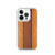 Tan Leather Stripes Case for iPhone®