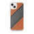 Tan and Black Diagonal Leather Stripes Case for iPhone®