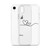 Two Hearts Line Art Clear Case for iPhone®