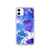 Purple, Blue and White Tie Dye Case for iPhone®