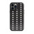 White Heart Pattern on Black Tough Case for iPhone®