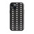 White Heart Pattern on Black Tough Case for iPhone®