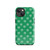 Palm Tree Pattern on Green Tough Case for iPhone®