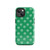 Palm Tree Pattern on Green Tough Case for iPhone®