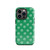 Palm Tree Pattern on Green Tough Case for iPhone®