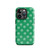 Palm Tree Pattern on Green Tough Case for iPhone®