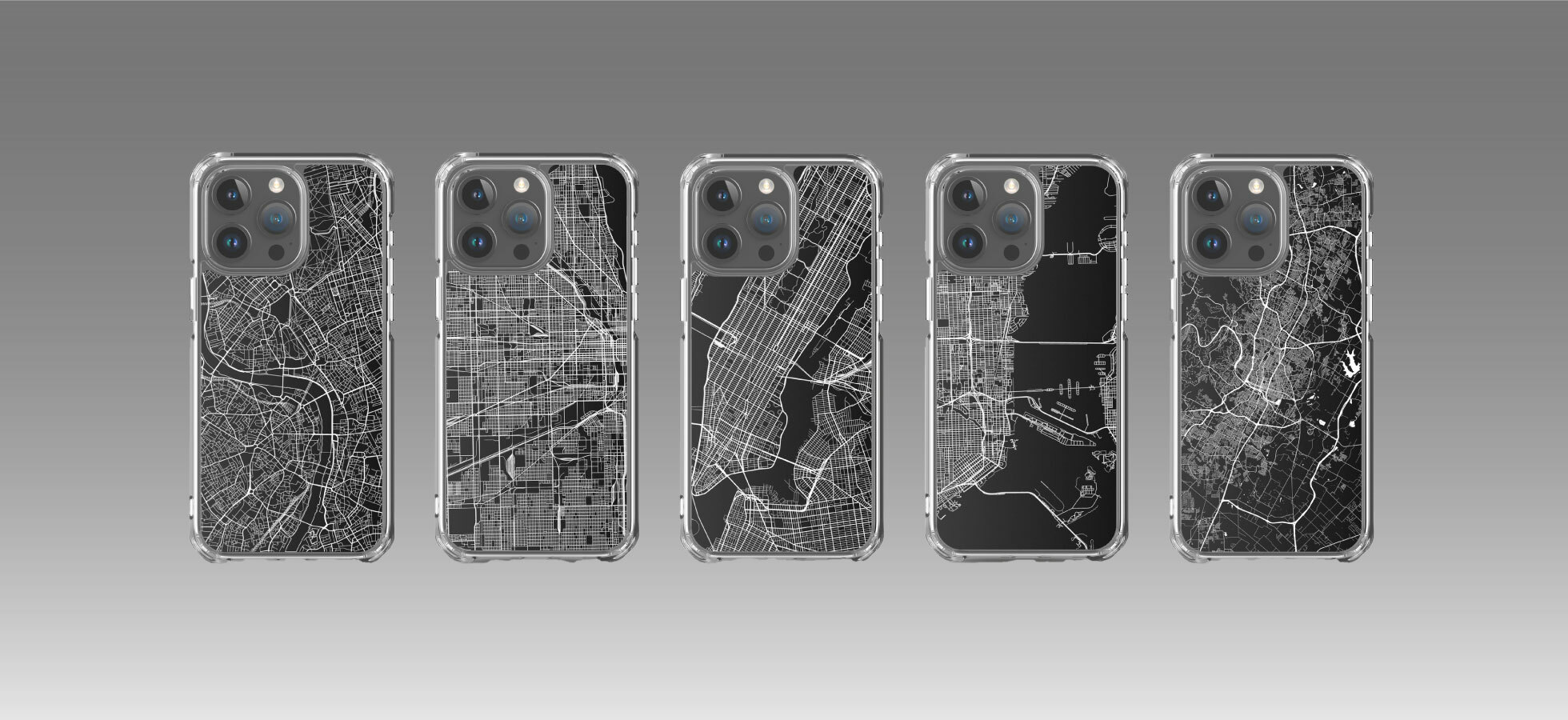 City Map Phone Cases