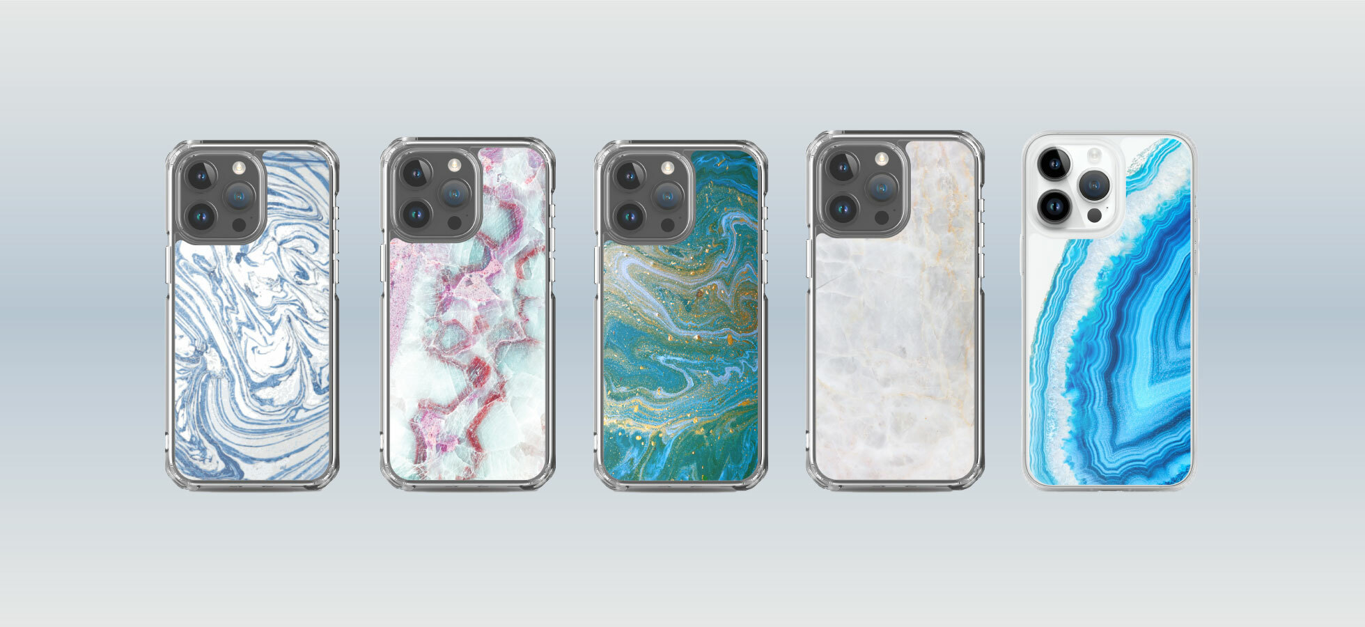 Marble, Gemstone & Swirl Design Phone Cases