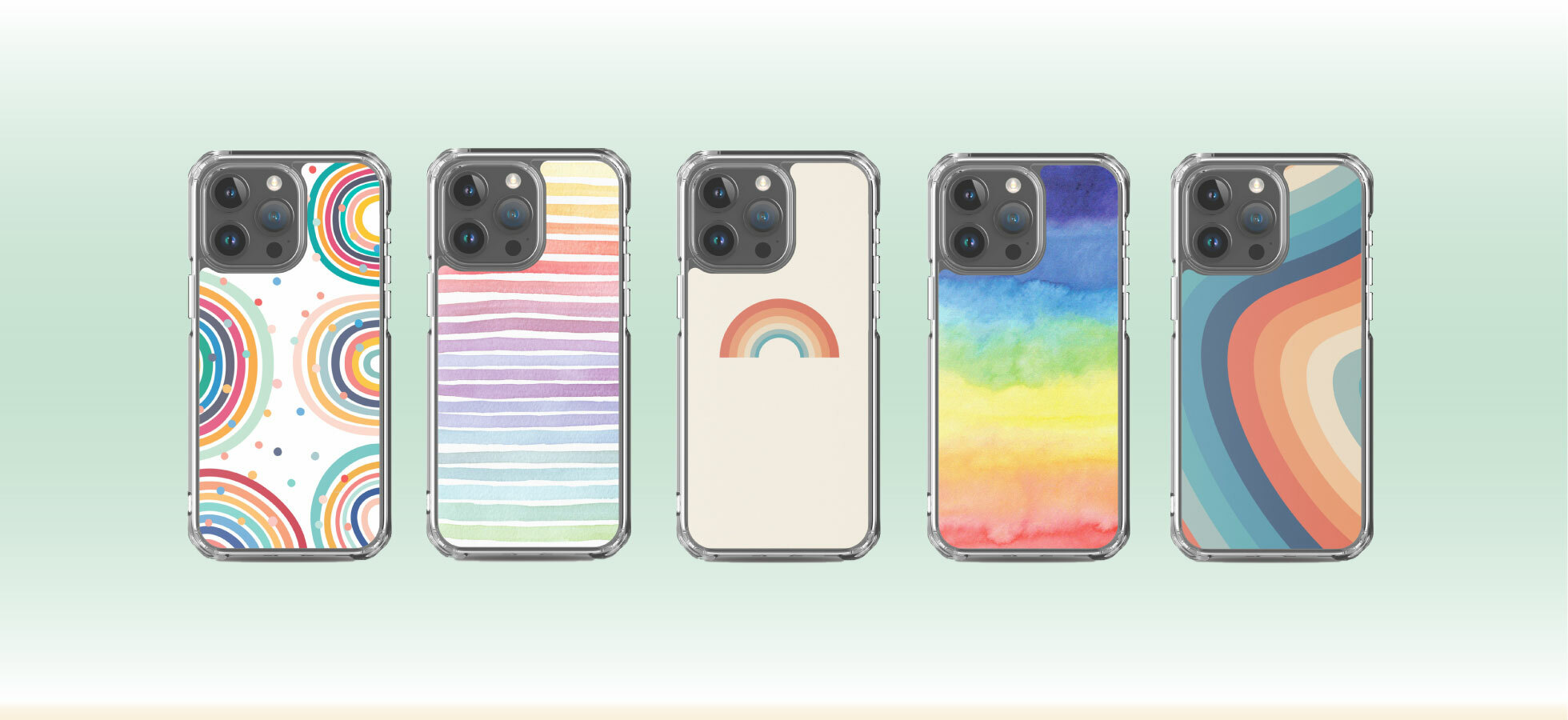 Rainbow Design Phone Cases