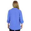 Crinkle Cotton 3 Qtr Slv Jeans Shirt Back Side