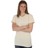 100% Organic Cotton Hypoallergenic Crew Neck NATURAL Tee Grown and Made in the USA