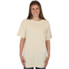 NATURAL Pocket Tee 100% Organic Cotton Hypoallergenic Crew Neck