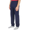 THICK 100% All-Cotton CUFFED SWEAT PANTS for MEN Dark Navy