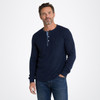 Men’s CottonMill 100% Cotton Heavyweight Thermal Henley Long-Sleeve Shirt – Made in Canada