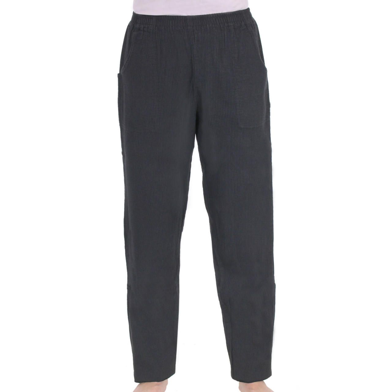 Cotton Pants for Women / Corded Cotton Pull-On Pants / Ezze Wear