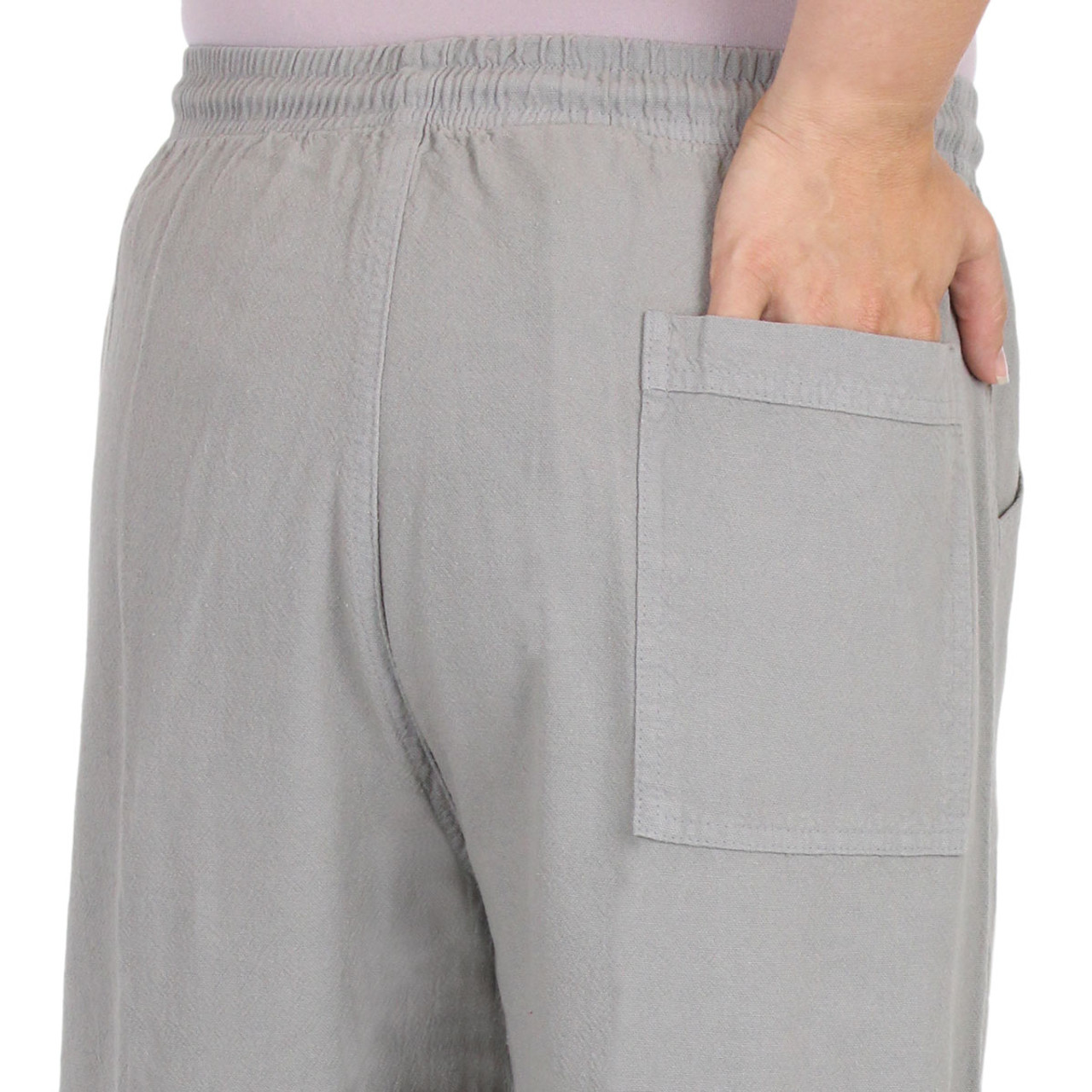 100% Cotton Hip Pocket Pant for Women