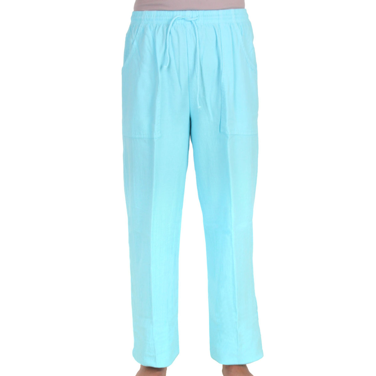 Ladies Canton Cotton Pants - Sea Breeze - 100% Cotton - Made in USA