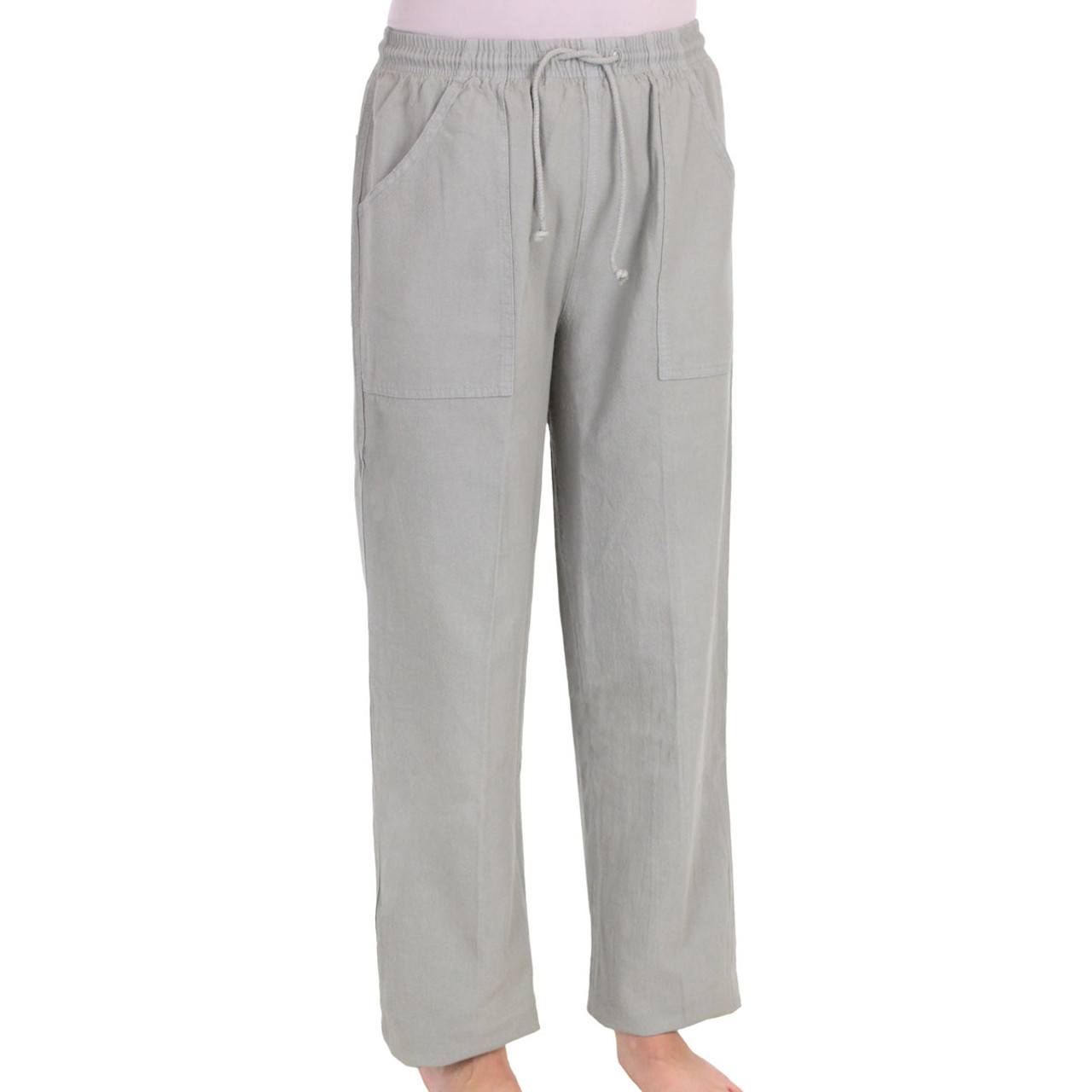 Cotton Pants in Light Weight Carefree Crinkle Cotton | Cotton Pants by ...