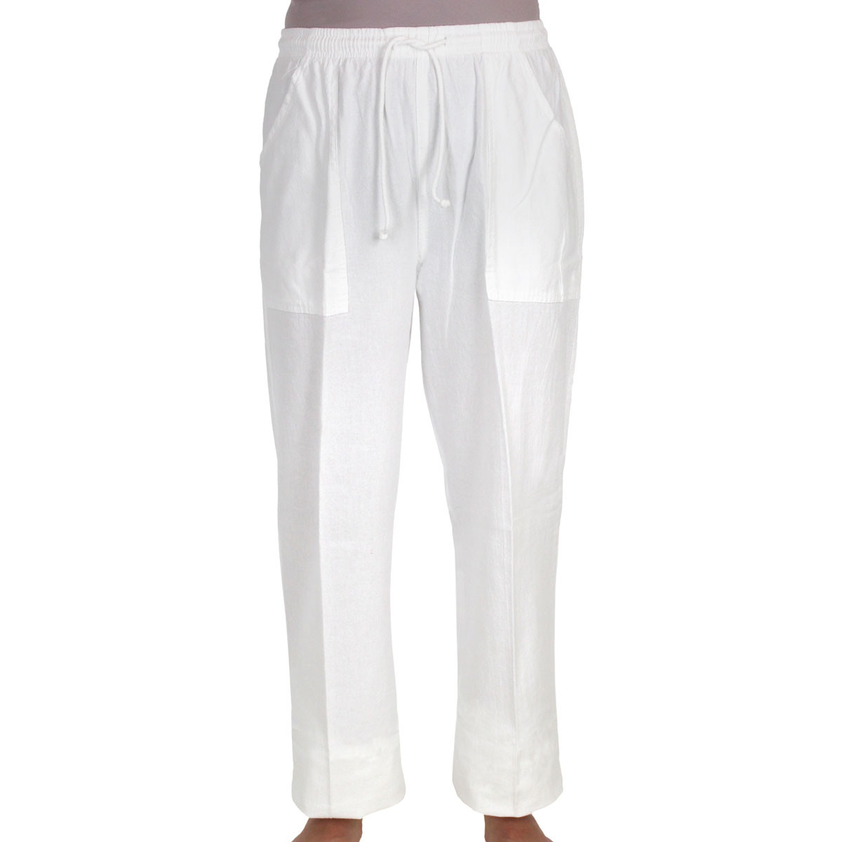 Cotton Pants in Light Weight Carefree Crinkle Cotton | Cotton