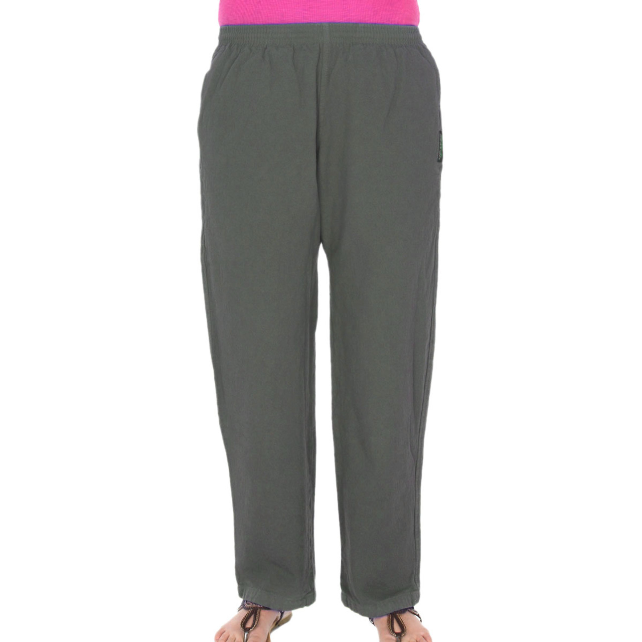 straight leg fleece pants