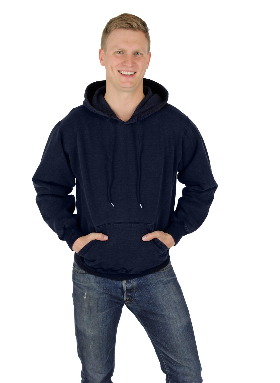 CottonMill 100 Heavy Cotton Mens Hooded Pullover Hoodie