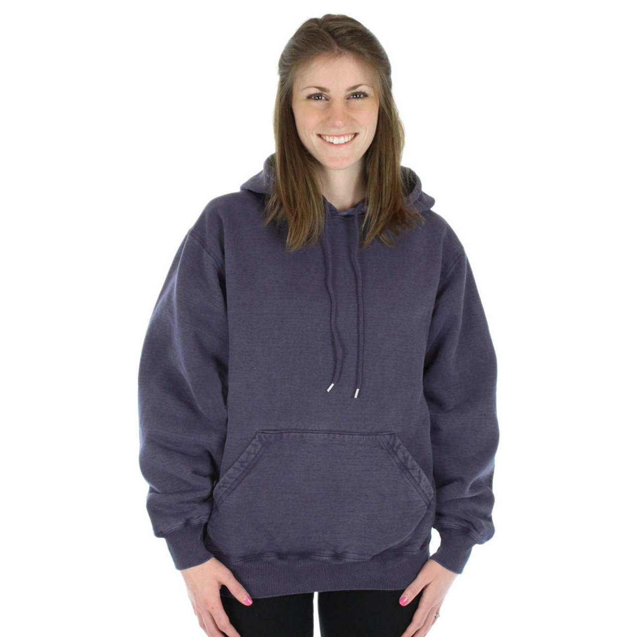 100 Heavy Cotton Womens Hoodie Pullover Sweatshirt