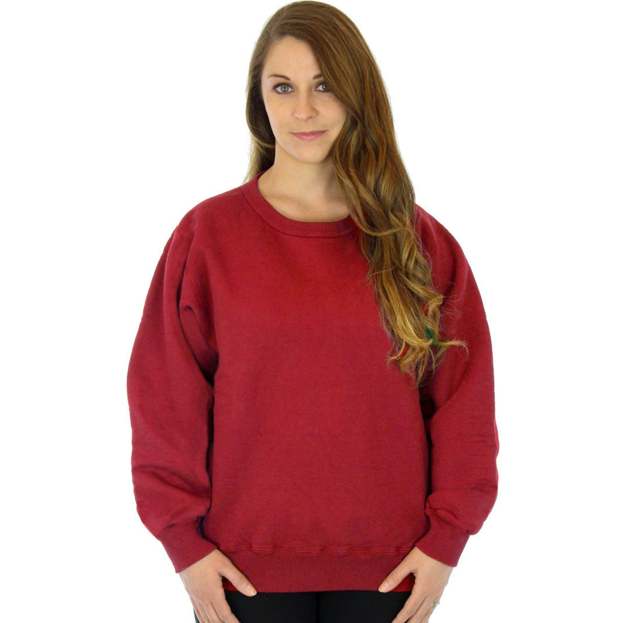 heavy crewneck sweatshirt