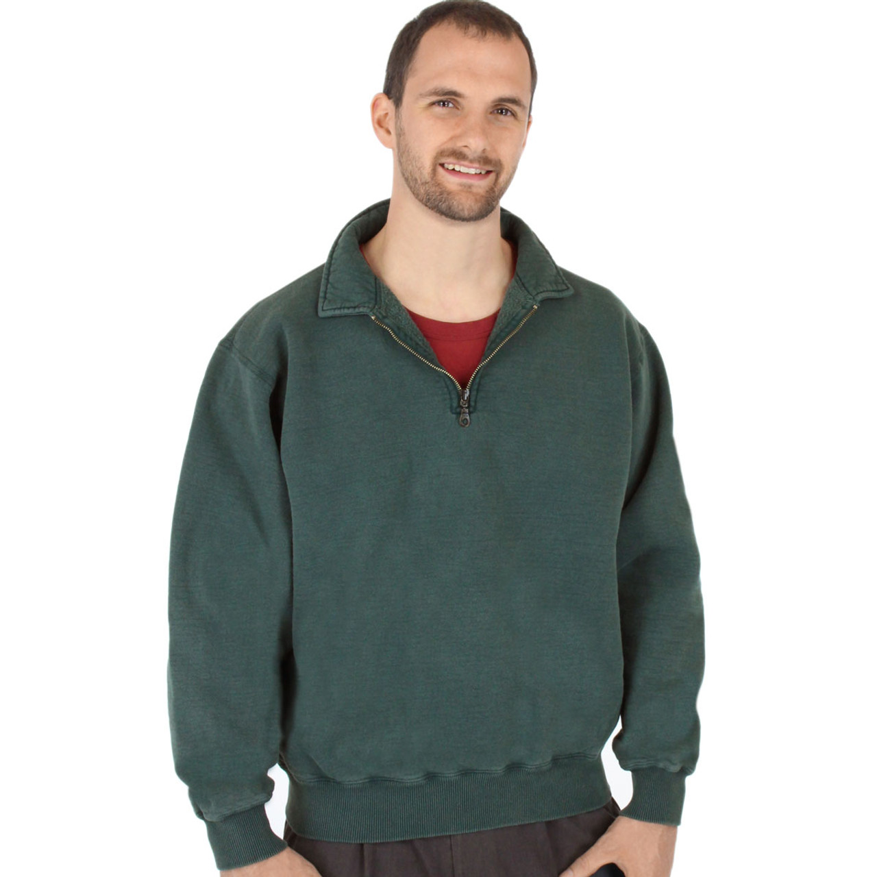 mens polo fleece jacket