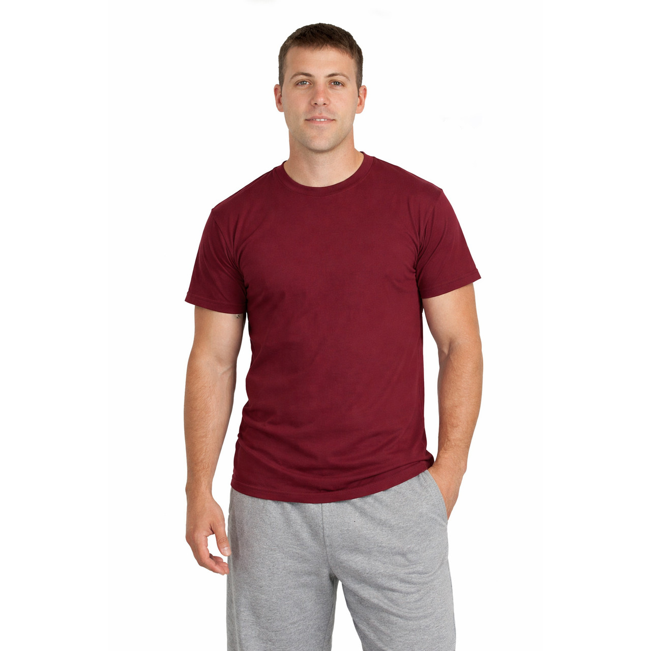 Unisex 100% Cotton Crew Neck Tee - Made in USA - CottonMill