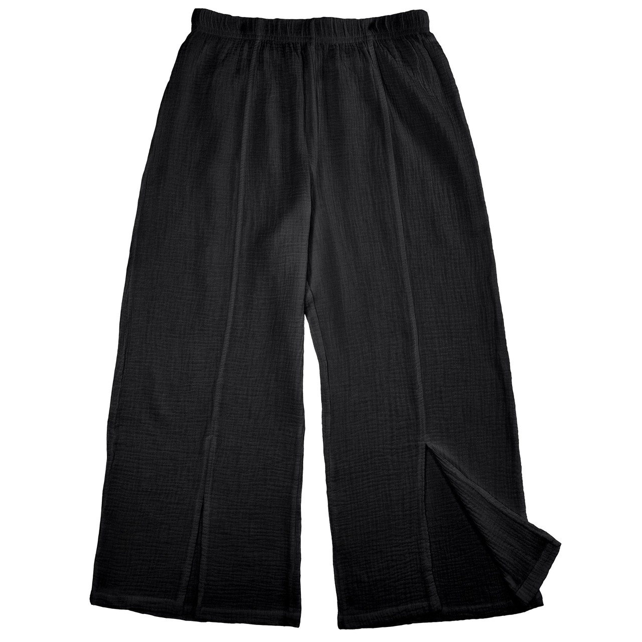 【U LAN】Denzel Cutting Pleats Cotton Pantskirt 7465-DG-