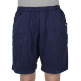 Easy Care 100% Cotton Longer Comfort Shorts - Navy River