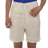 Shorts Drawstring 100% Organic Cotton NATURAL Hypoallergenic