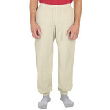 Mens All-Cotton Beefy 8 oz CUFFED SWEAT PANTS Khaki