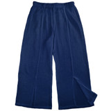 Women's 100% Cotton Cropped Pants Double Gauze Front Slit Made in USA