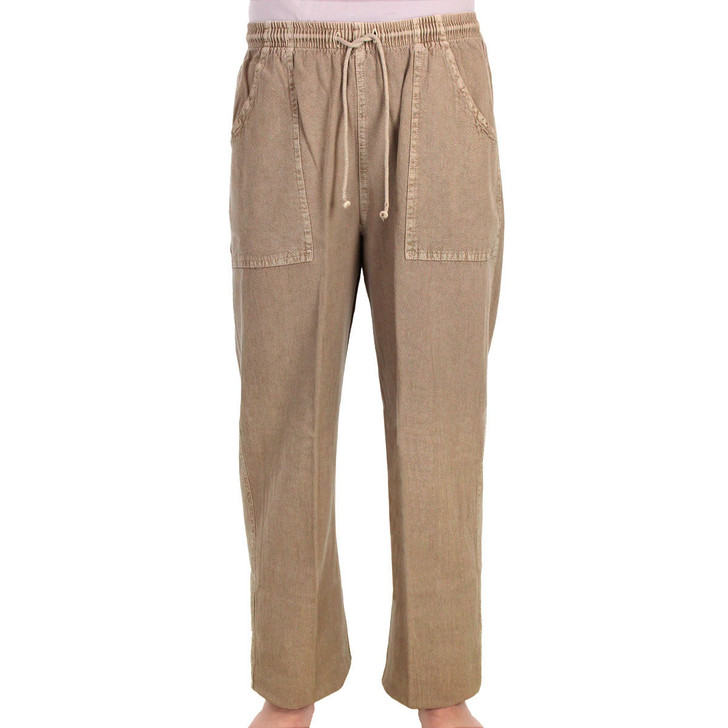 Cotton Pants in Light Weight Carefree Crinkle Cotton | Cotton