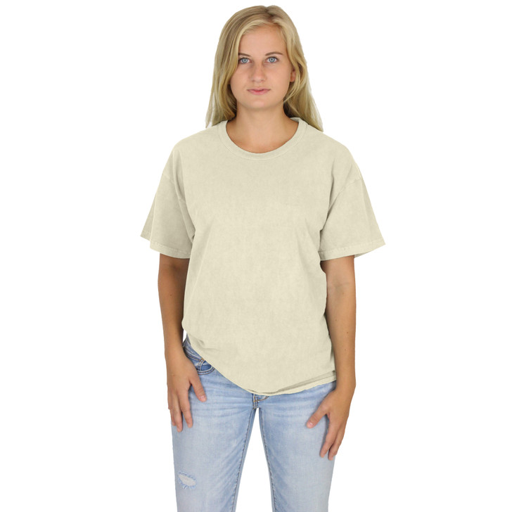 100% Organic Cotton Hypoallergenic Crew Neck NATURAL Tee