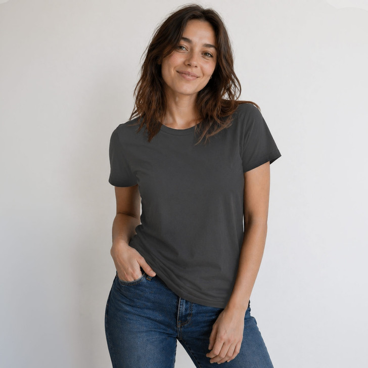 Women's Garment-Dyed Boyfriend Tee