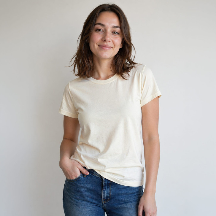 Women's Garment-Dyed Boyfriend Tee