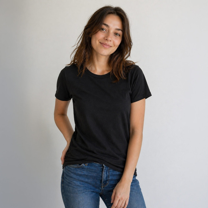 Women's Garment-Dyed Boyfriend Tee