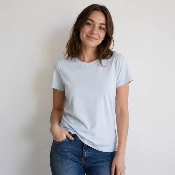 Women's Garment-Dyed Boyfriend Tee