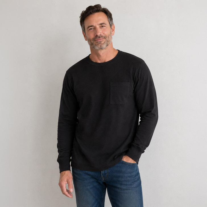 Mens CottonMill Pocket Long Sleeve Tee