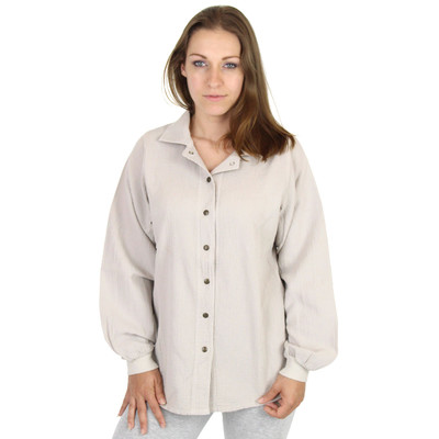 Light Corded Cotton Shirt Jacket