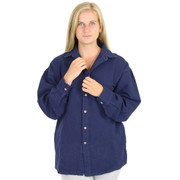 Womens Canton Cotton Shirt AKA Big Easy - Navy