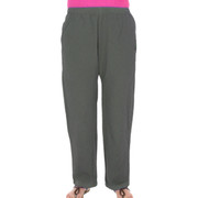 Womens All-Cotton Beefy 8 oz STRAIGHT-LEG SWEAT PANTS Steel